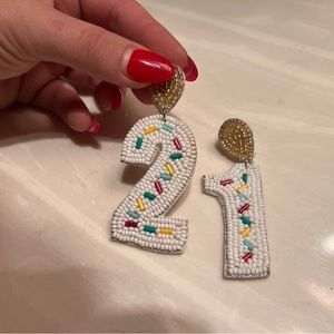 Birthday earrings